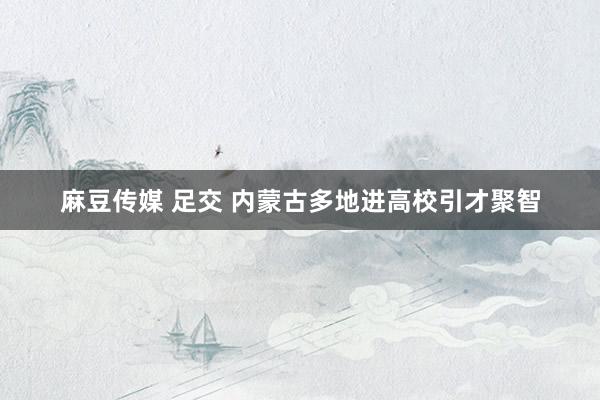 麻豆传媒 足交 内蒙古多地进高校引才聚智