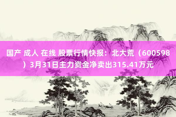 国产 成人 在线 股票行情快报：北大荒（600598）3月31日主力资金净卖出315.41万元