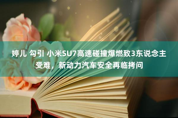 婷儿 勾引 小米SU7高速碰撞爆燃致3东说念主受难，新动力汽车安全再临拷问